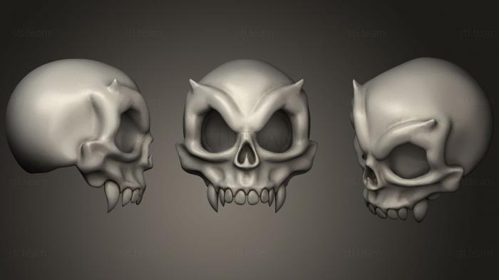 3D модель Демонический череп (STL)